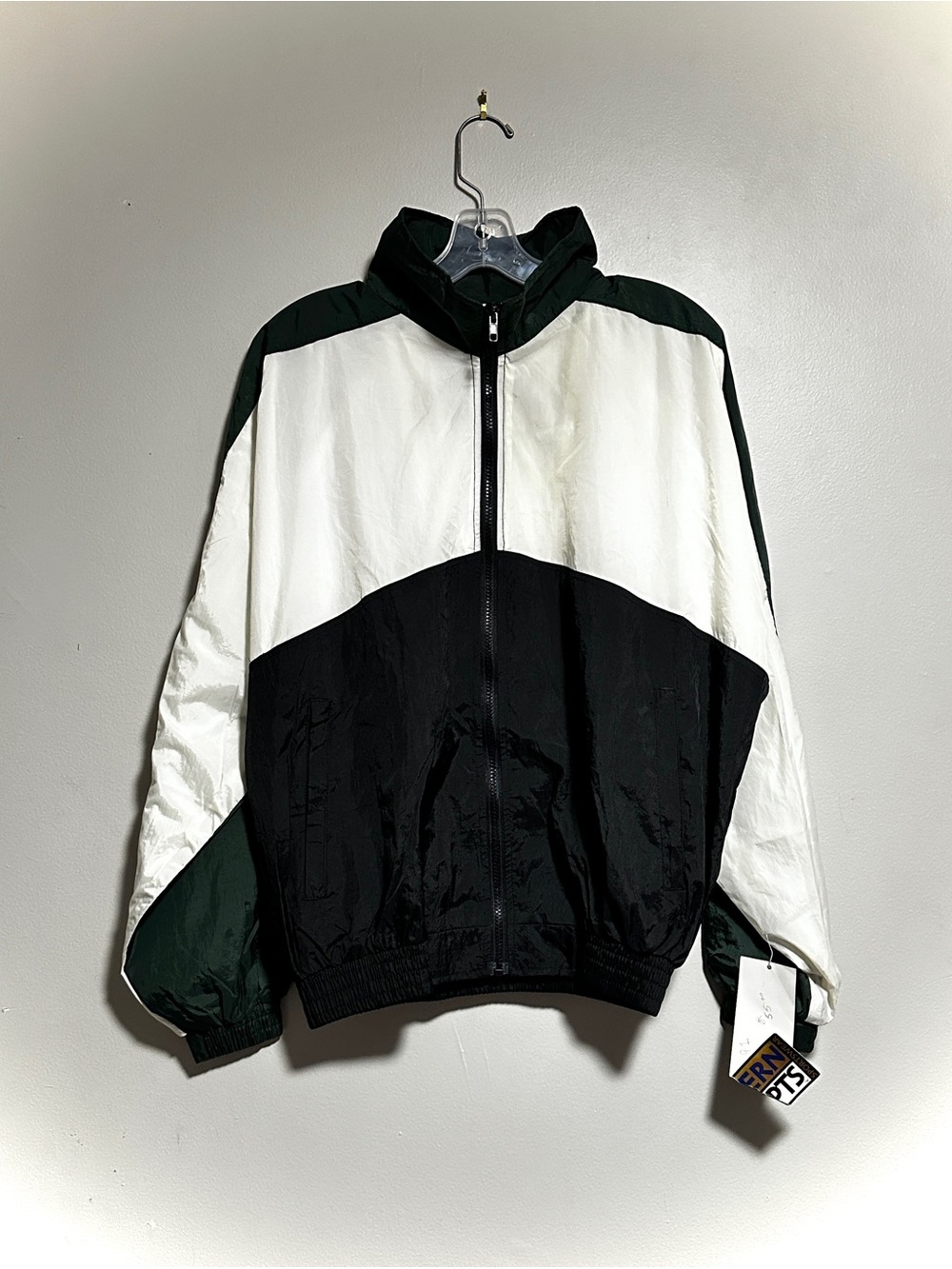 Vintage 90s Western Concept Men's Colorblock Windbreaker Jacket
